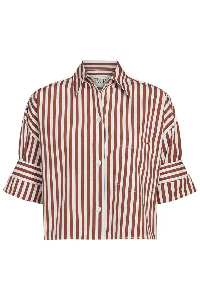 Next Ex Shirt - Ivory Cognac