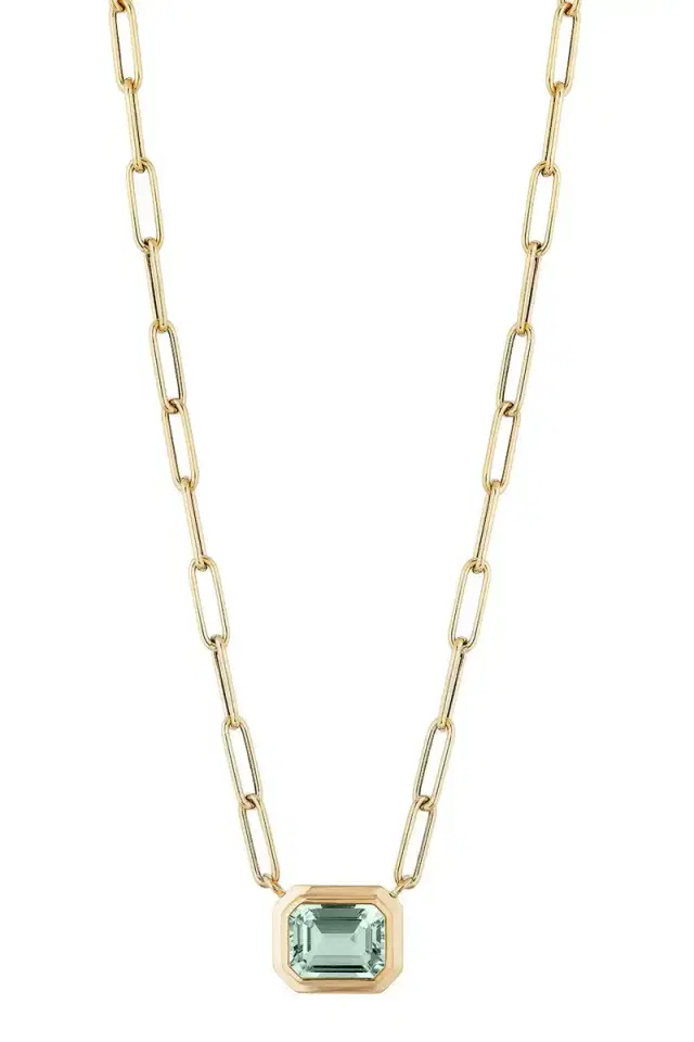 GOSHWARA Prasiolite Manhattan Necklace