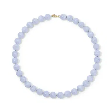 Stephanie Gottlieb Blue Lace Agate Beaded Necklace | Thumbnail 1 Stephanie Gottlieb Blue Lace Agate Beaded Necklace | Thumbnail 1