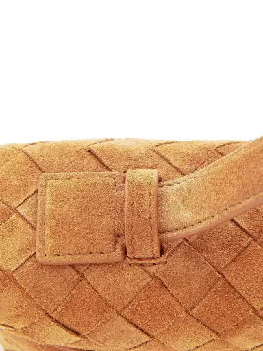 Bottega Veneta Women's Bang Bang Intrecciato Suede Vanity Case | Thumbnail 5 Bottega Veneta Women's Bang Bang Intrecciato Suede Vanity Case | Thumbnail 5