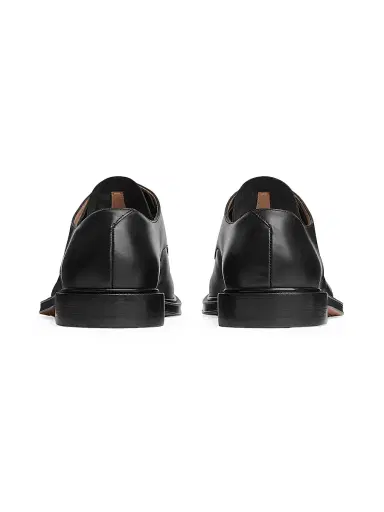 Bottega Veneta Men's James Intrecciato-Toe Leather Shoes - Black - Size 10 | Thumbnail 3 Bottega Veneta Men's James Intrecciato-Toe Leather Shoes - Black - Size 10 | Thumbnail 3