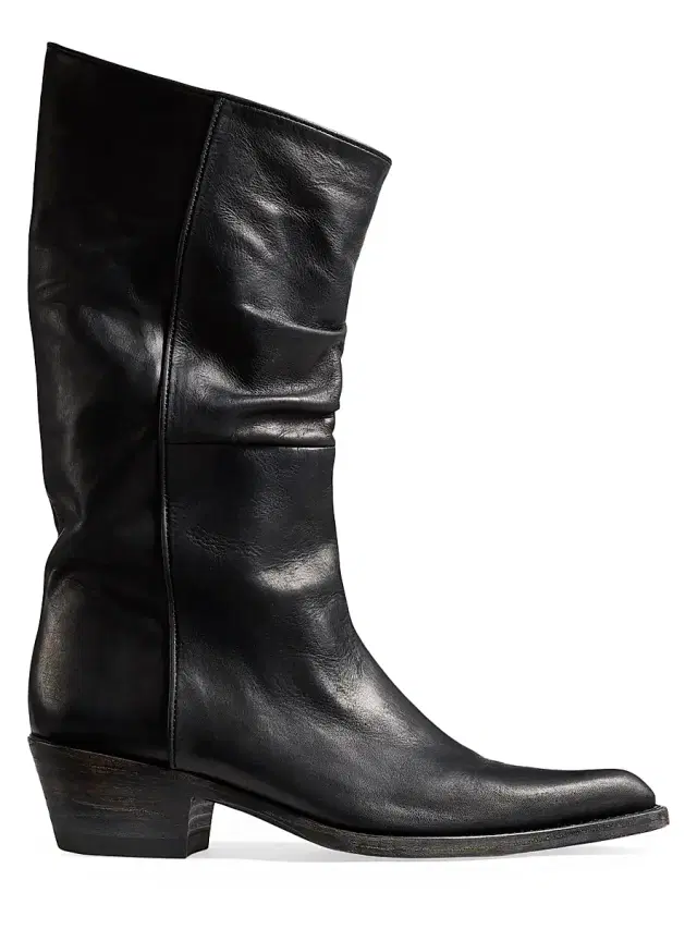 Women's Clive Leather Boots - Black