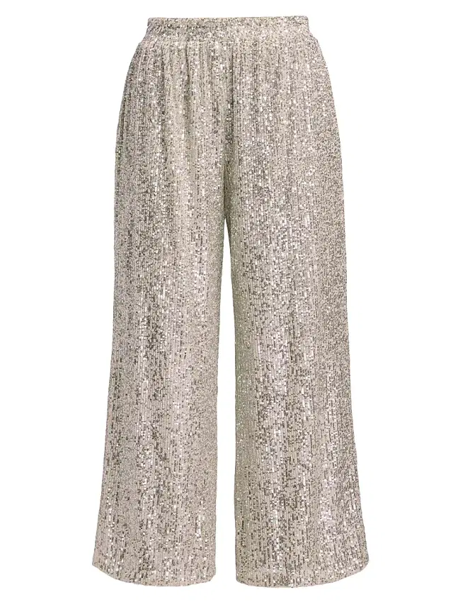 Generation Love Women's Talia Sequin Pants - Moonbeam