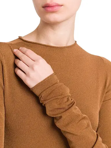 Armarium Women's Sita Knit Crewneck Sweater - Hazelnut | Thumbnail 6 Armarium Women's Sita Knit Crewneck Sweater - Hazelnut | Thumbnail 6