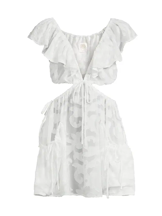 Milly Women's Delilah Scroll Burnout Minidress