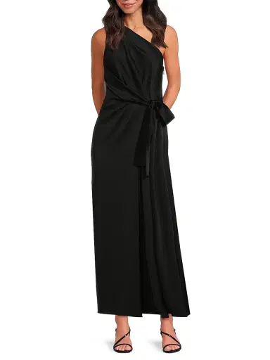 Ungaro Women's Genna One-Shoulder Cocktail Dress - Black | Thumbnail 2