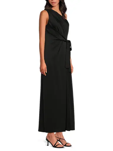 Ungaro Women's Genna One-Shoulder Cocktail Dress - Black | Thumbnail 4