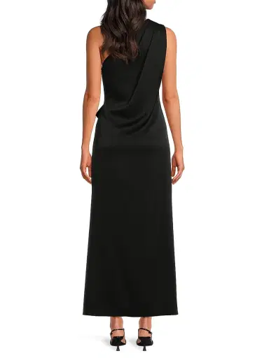 Ungaro Women's Genna One-Shoulder Cocktail Dress - Black | Thumbnail 5