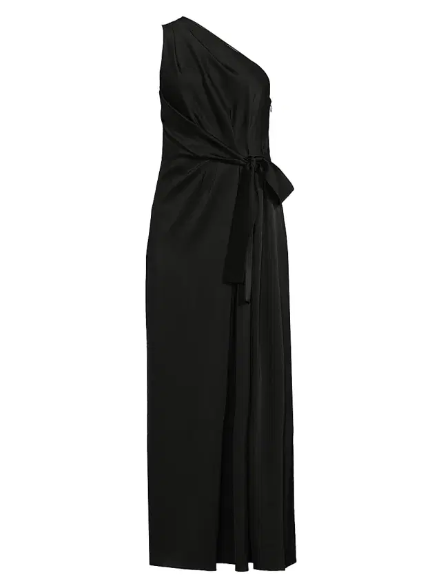 Ungaro Women's Genna One-Shoulder Cocktail Dress - Black
