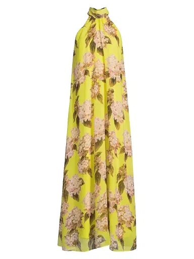 Ungaro Women's Samie Floral Halter Maxi Dress | Thumbnail 1