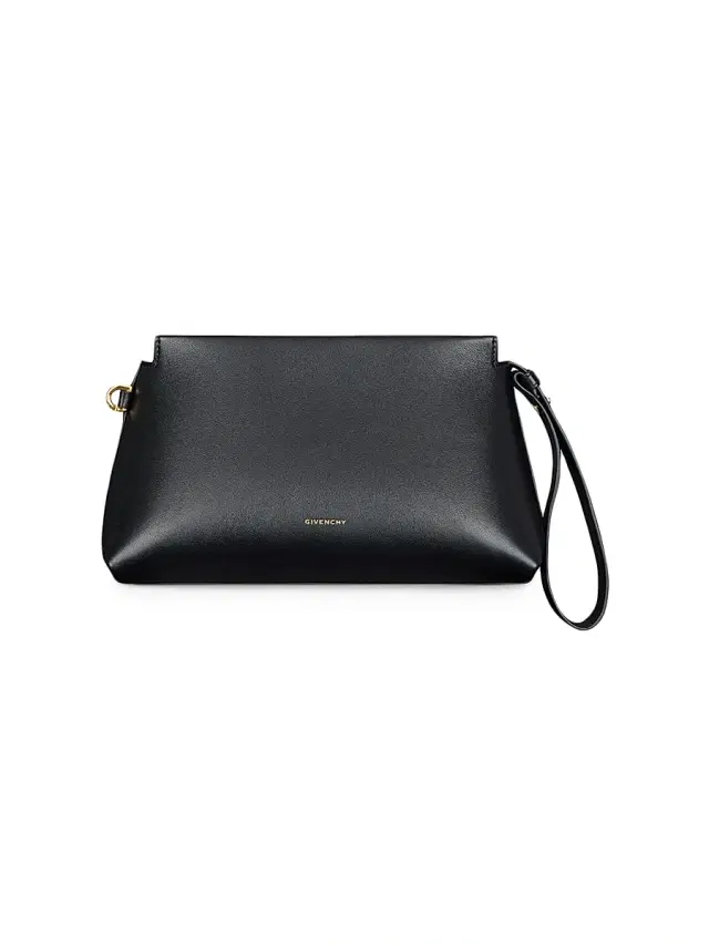 Givenchy Women's Day Pouch in Shiny Leather - Black