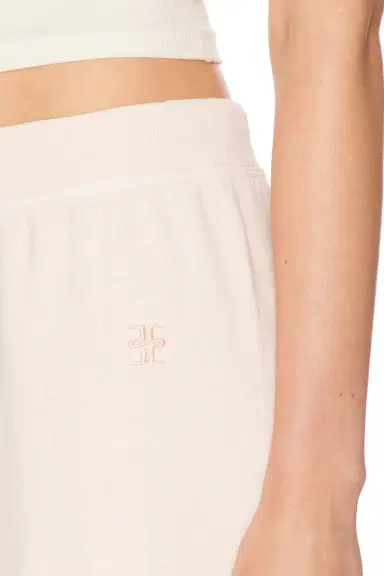 Eterne Drawstring Lightweight French Terry Wide Leg Sweatpant | Thumbnail 8