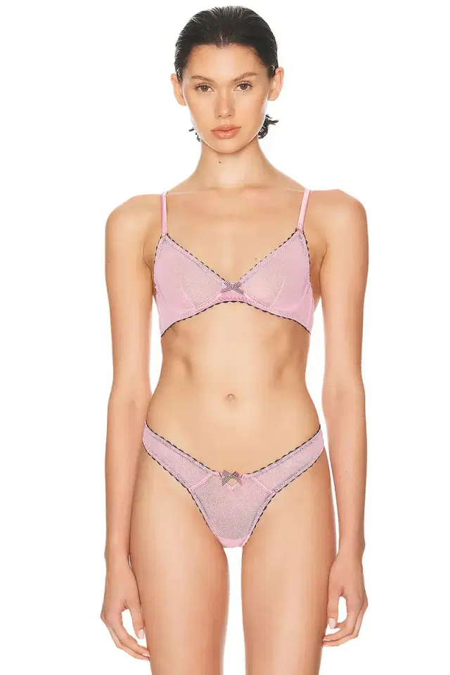 Fleur du Mal Sabrina Mesh Demi Bra