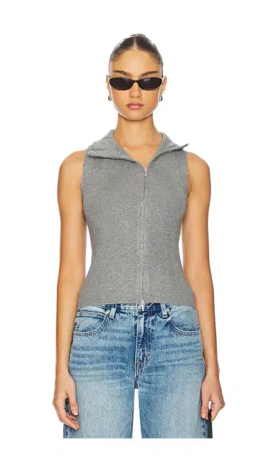Geel Double Zip Vest | Thumbnail 2