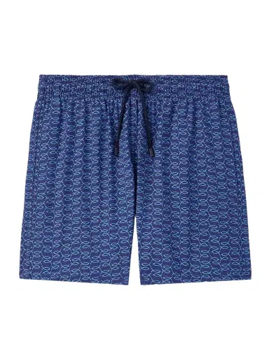Vilebrequin Moopea Straight-Leg Mid-Length Printed Wool Swim Shorts - Men | Thumbnail 1 Vilebrequin Moopea Straight-Leg Mid-Length Printed Wool Swim Shorts - Men | Thumbnail 1