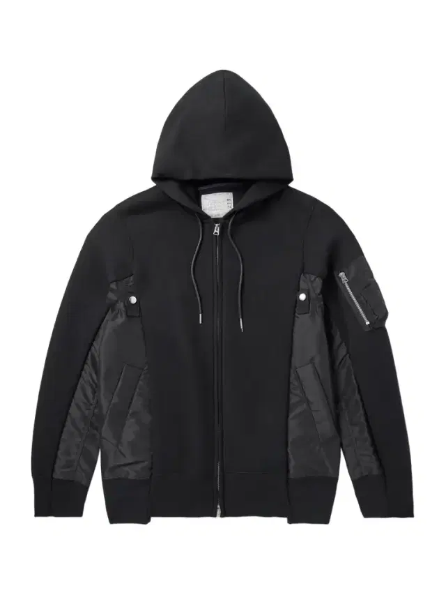 MA-1 Nylon-Trimmed Cotton-Blend Jersey Zip-Up Hoodie - Men