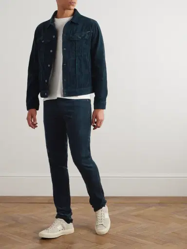 Tom Ford Slim-Fit Cotton-Blend Corduroy Trousers - Men | Thumbnail 2 Tom Ford Slim-Fit Cotton-Blend Corduroy Trousers - Men | Thumbnail 2