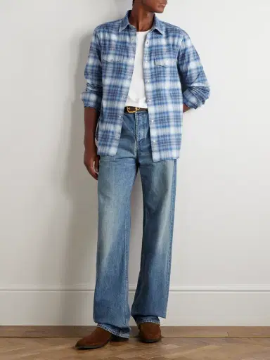 Tom Ford Slim-Fit Checked Cotton-Poplin Shirt - Men | Thumbnail 2