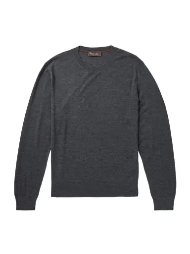 Loro Piana Sottile Slim-Fit Wool, Silk and Cashmere-Blend Sweater - Men | Thumbnail 1