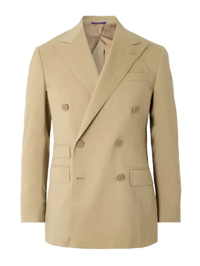 Kent Double-Breasted Wool Suit Jacket - Men