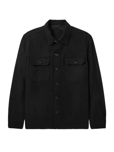 Ralph Lauren Purple Label Basketweave-Knit Cashmere Shirt Jacket - Men | Thumbnail 1 Ralph Lauren Purple Label Basketweave-Knit Cashmere Shirt Jacket - Men | Thumbnail 1