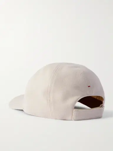 Loro Piana Logo-Embroidered Cotton-Piqué Baseball Cap - Men | Thumbnail 3 Loro Piana Logo-Embroidered Cotton-Piqué Baseball Cap - Men | Thumbnail 3