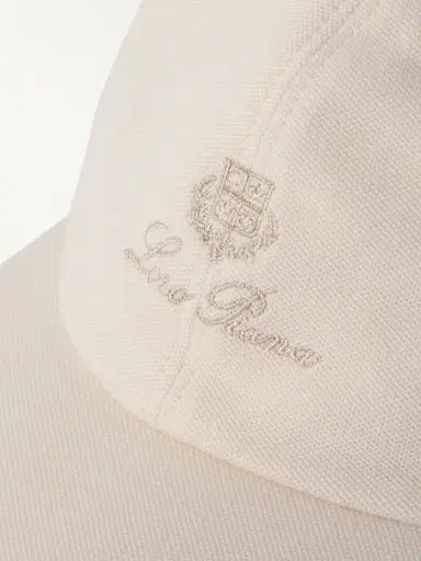 Loro Piana Logo-Embroidered Cotton-Piqué Baseball Cap - Men | Thumbnail 4 Loro Piana Logo-Embroidered Cotton-Piqué Baseball Cap - Men | Thumbnail 4