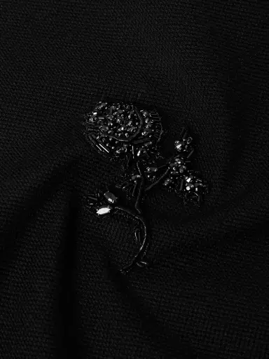 Alexander McQueen Embellished Cotton-Piqué Polo Shirt - Men | Thumbnail 4