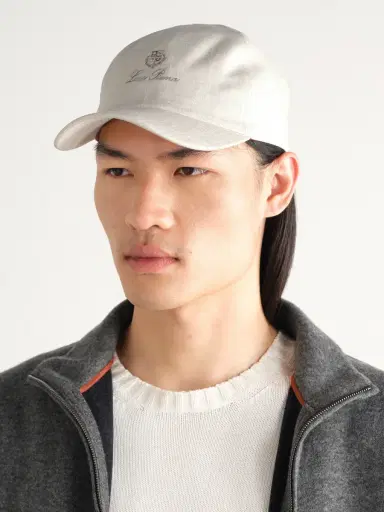 Loro Piana Logo-Embroidered Linen Baseball Cap - Men | Thumbnail 2 Loro Piana Logo-Embroidered Linen Baseball Cap - Men | Thumbnail 2