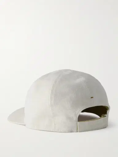 Loro Piana Logo-Embroidered Linen Baseball Cap - Men | Thumbnail 3 Loro Piana Logo-Embroidered Linen Baseball Cap - Men | Thumbnail 3