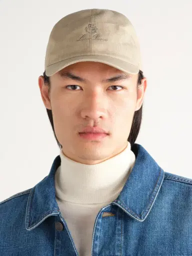 Loro Piana Logo-Embroidered Linen Baseball Cap - Men | Thumbnail 2