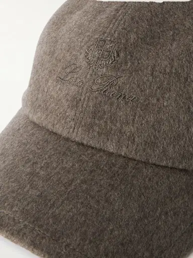 Loro Piana Logo-Embroidered Storm System® Cashmere Baseball Cap - Men | Thumbnail 4 Loro Piana Logo-Embroidered Storm System® Cashmere Baseball Cap - Men | Thumbnail 4