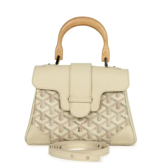 Goyard Goyardine Canvas Sand Soft Saigon Mini Palladium Hardware Goyard Goyardine Canvas Sand Soft Saigon Mini Palladium Hardware