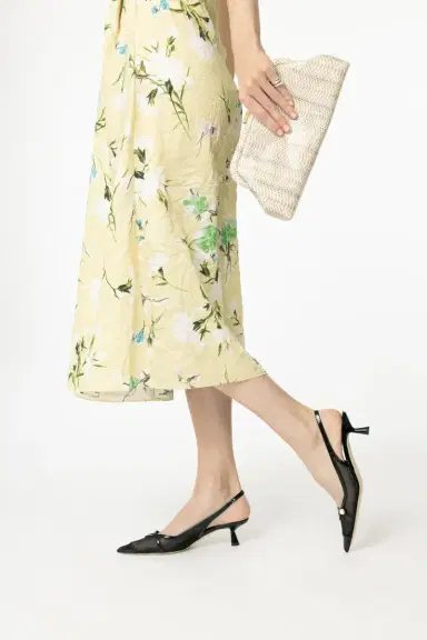 Jimmy Choo Amita Slingback Pump - Black | Thumbnail 2