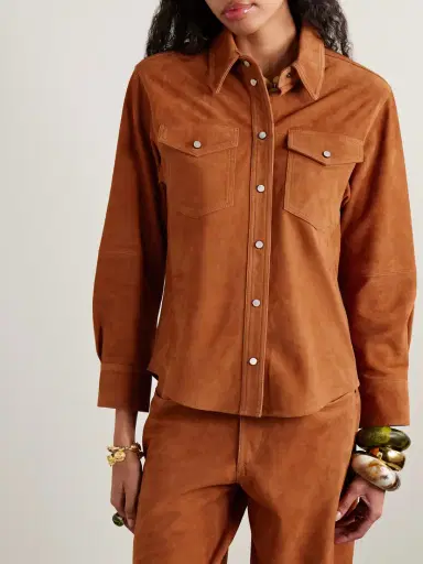 Isabel Marant Delcia Suede Shirt | Thumbnail 3