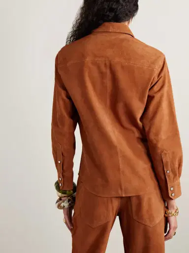 Isabel Marant Delcia Suede Shirt | Thumbnail 4