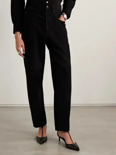 Isabel Marant Darielle Suede Tapered Pants | Thumbnail 3