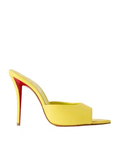 Christian Louboutin Miss Z 100 Leather Mules | Thumbnail 1 Christian Louboutin Miss Z 100 Leather Mules | Thumbnail 1