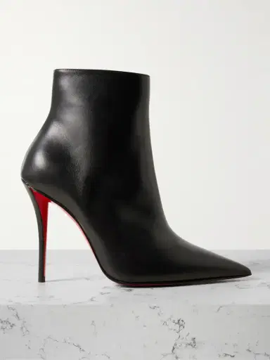 Christian Louboutin Miss Z 100 Leather Ankle Boots | Thumbnail 1 Christian Louboutin Miss Z 100 Leather Ankle Boots | Thumbnail 1