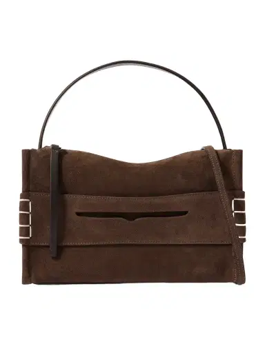 JW Anderson Loafer Suede Shoulder Bag | Thumbnail 1