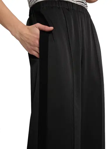 Vince Women's Tuxedo Stripe Mid-Rise Trousers | Thumbnail 6 Vince Women's Tuxedo Stripe Mid-Rise Trousers | Thumbnail 6