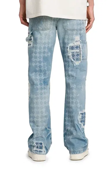 AMIRI Men's Bleach Bandana Carpenter Jeans - Faded Indigo - Size 28 | Thumbnail 5 AMIRI Men's Bleach Bandana Carpenter Jeans - Faded Indigo - Size 28 | Thumbnail 5