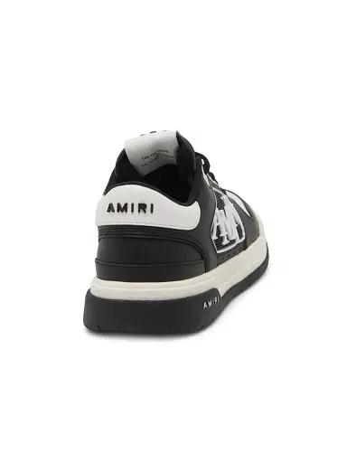 AMIRI Women's Leather Logo Platform Sneakers - Black - Size 6 | Thumbnail 3