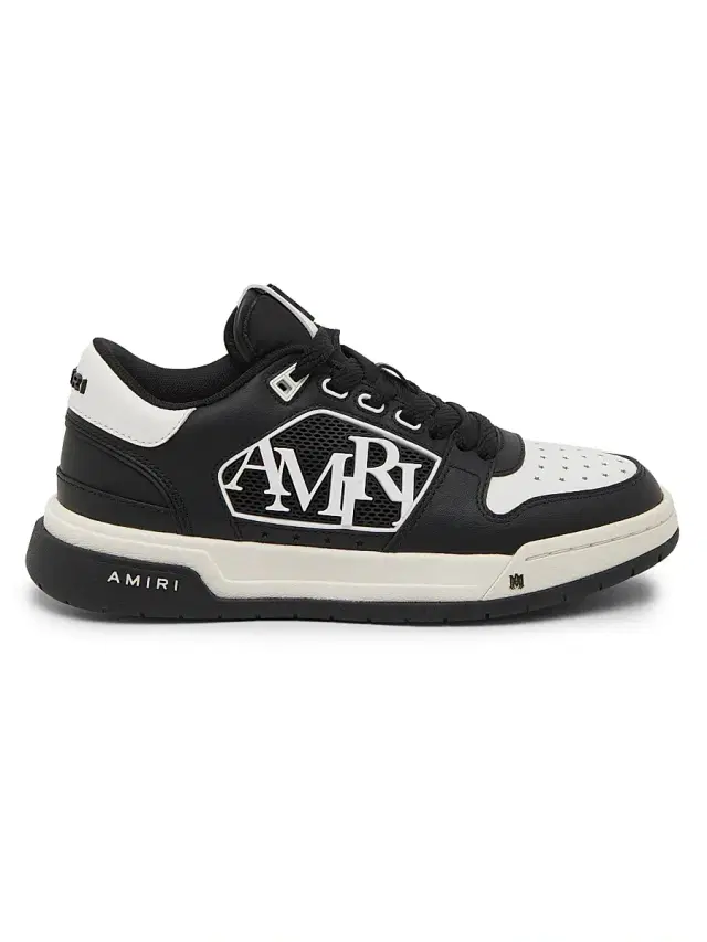 Women's Leather Logo Platform Sneakers - Black