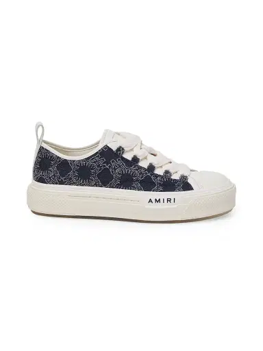AMIRI Women's MA Quad Cotton Low-Top Sneakers - Indigo - Size 7 | Thumbnail 1 AMIRI Women's MA Quad Cotton Low-Top Sneakers - Indigo - Size 7 | Thumbnail 1