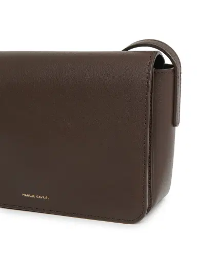 Mansur Gavriel Women's Clio Leather Shoulder Bag - Chocolate | Thumbnail 4