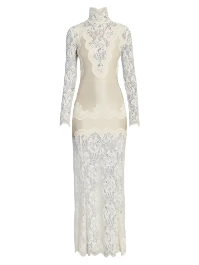 Rabanne Women's Lace Sheath Maxi Dress -