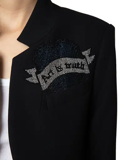 Zadig & Voltaire Women's Embellished Structured Blazer - Encre | Thumbnail 6