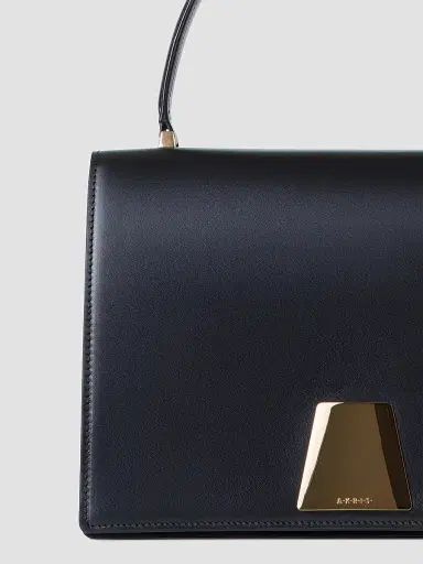Akris Women's Alice Leather Top Handle Bag - Black | Thumbnail 4