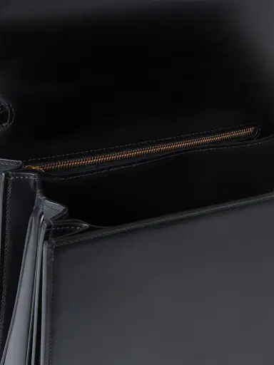 Akris Women's Alice Leather Top Handle Bag - Black | Thumbnail 5